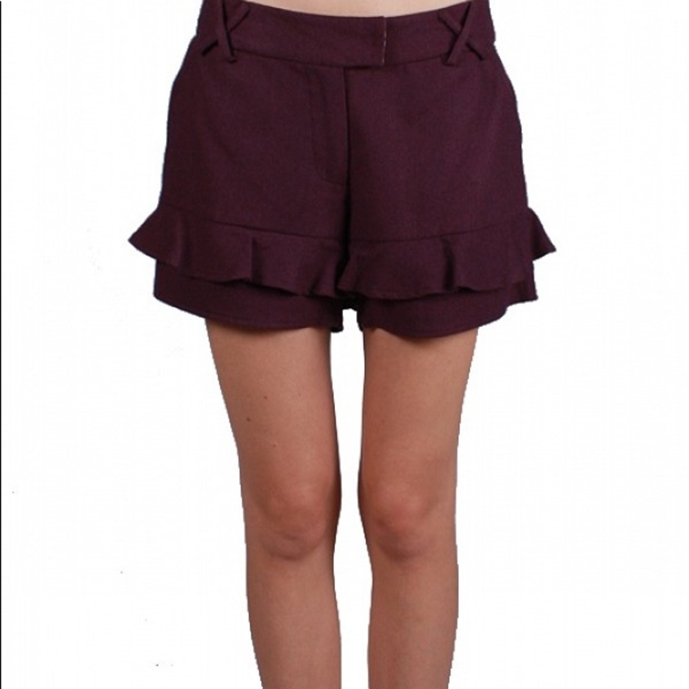 NWT ryu purple knit short skort